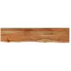 vidaXL Étagère murale rectangulaire massif acacia bordure assortie