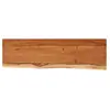vidaXL Étagère murale rectangulaire massif acacia bordure assortie