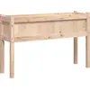 vidaXL Jardinières avec pieds 110x31x70 cm bois de pin massif
