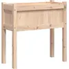 vidaXL Jardinières avec pieds 70x31x70 cm bois de pin massif