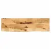 Dessus de table 100x20x2,5cm bord vif bois massif manguier brut Vidaxl
