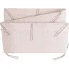 Baby's Only Bed/boxbumper Happiness - Oud Roze/Ecru - 30x180 cm