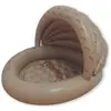 Piscine enfant avec auvent Panthère brun (100 cm)
