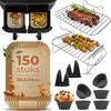 Fentic Airfryer Accessoires - Geschikt voor Dual Airfryers - Voor Ninj...