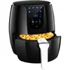 Merkloos / Sans marque Airfryer - 3.5L - Heteluchtfriteuse - 1500W - 6 Kookprogramma's - LED Touchscreen - Digital Display