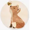 Little Dutch Forest Friends Vos - Vloerkleed - 110 x 110 cm