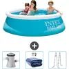 Intex Rond Opblaasbaar Easy Set Zwembad - 183 x 51 cm - Blauw - Inclus...