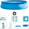 Intex Rond Opblaasbaar Easy Set Zwembad - 457 x 107 cm - Blauw - Inclu...