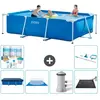 Intex Zwembad - Rechthoekig - 300 x 200 x 75 cm - Blauw - Inclusief al...