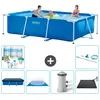 Intex Rechthoekig Frame Zwembad - 300 x 200 x 75 cm - Blauw - Inclusie...