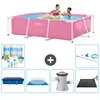 Intex Zwembad - Opzetzwembad - Rechthoekig - 220 x 150 x 60 cm - Roze ...