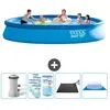 Intex Rond Opblaasbaar Easy Set Zwembad - 457 x 84 cm - Blauw - Inclus...