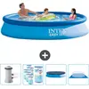 Intex Rond Opblaasbaar Easy Set Zwembad - 366 x 76 cm - Blauw - Inclus...