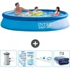 Intex Rond Opblaasbaar Easy Set Zwembad - 366 x 76 cm - Blauw - Inclus...