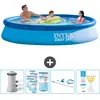 Intex Rond Opblaasbaar Easy Set Zwembad - 366 x 76 cm - Blauw - Inclus...