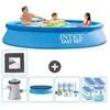 Intex Rond Opblaasbaar Easy Set Zwembad - 305 x 61 cm - Blauw - Inclus...