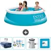 Intex Rond Opblaasbaar Easy Set Zwembad - 183 x 51 cm - Blauw - Inclus...