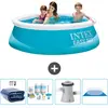 Intex Rond Opblaasbaar Easy Set Zwembad - 183 x 51 cm - Blauw - Inclus...