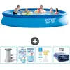 Intex Rond Opblaasbaar Easy Set Zwembad - 457 x 84 cm - Blauw - Inclus...