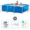 Intex Rechthoekig Frame Zwembad - 220 x 150 x 60 cm - Blauw - Inclusie...