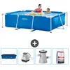 Intex Rechthoekig Frame Zwembad - 220 x 150 x 60 cm - Blauw - Inclusie...