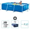 Intex Rechthoekig Frame Zwembad - 260 x 160 x 65 cm - Blauw - Inclusie...