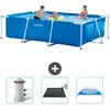 Intex Rechthoekig Frame Zwembad - 300 x 200 x 75 cm - Blauw - Inclusie...