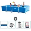 Intex Rechthoekig Frame Zwembad - 450 x 220 x 84 cm - Blauw - Inclusie...