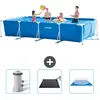 Intex Rechthoekig Frame Zwembad - 450 x 220 x 84 cm - Blauw - Inclusie...