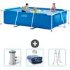Intex Rechthoekig Frame Zwembad - 300 x 200 x 75 cm - Blauw - Inclusie...