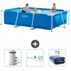 Intex Rechthoekig Frame Zwembad - 300 x 200 x 75 cm - Blauw - Inclusie...
