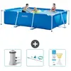 Intex Rechthoekig Frame Zwembad - 300 x 200 x 75 cm - Blauw - Inclusie...