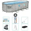 Bestway Ovaal Power Steel Swim Vista Zwembad - Steenprint - 549 x 274 ...