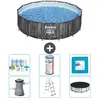 Bestway Rond Steel Pro MAX Zwembad - Houtprint - 427 x 107 cm - Inclus...
