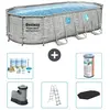 Bestway Ovaal Power Steel Swim Vista Zwembad - Steenprint - 549 x 274 ...