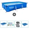 Bestway Rechthoekig Steel Pro Zwembad - 300 x 201 x 66 cm - Blauw - In...