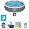 Bestway Rond Opblaasbaar Fast Set Zwembad - Rotanprint - 366 x 76 cm -...