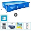 Bestway Rechthoekig Steel Pro Zwembad - 300 x 201 x 66 cm - Blauw - In...