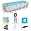 Bestway Rechthoekig Power Steel Zwembad - 640 x 274 x 132 - Grijs - In...