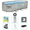 Bestway Ovaal Power Steel Swim Vista Zwembad - Steenprint - 549 x 274 ...