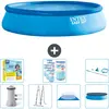 Intex Rond Opblaasbaar Easy Set Zwembad - 457 x 107 cm - Blauw - Inclu...