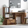 vidaXL Bureau Bois ancien 131,5 x 50 x 106,5 cm Bois d'ingénierie