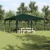 vidaXL Tente de fête Verte 4x4 m PE