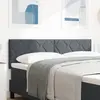 vidaXL Tête de lit Gris foncé 144 cm Velours 42007249