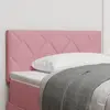 vidaXL Tête de lit Rose 100 cm Velours