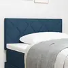 vidaXL Tête De Lit Vidaxl Design Diamond Blocks Bleu 90 Cm Tissu