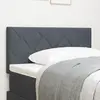 vidaXL Tête de lit Gris foncé 90 cm Velours
