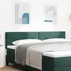 vidaXL Tête De Lit Vidaxl Boutons Capitonnés Vert Foncé 180 Cm Velours
