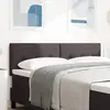 vidaXL Tête de lit réglable en hauteur Marron foncé 160 cm tissu