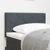 vidaXL Tête de lit Gris foncé 80 cm Velours
